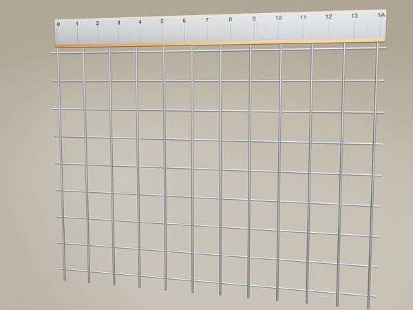 rete metallica SG acciaio inossidabile L: 11.7mm D: 1mm S: 1.4306 – Visualizzazione 3D