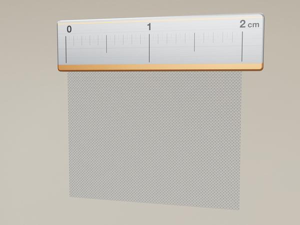 rete metallica V2A acciaio inossidabile L: 0.1mm D: 0.065mm M: 150 – Visualizzazione 3D