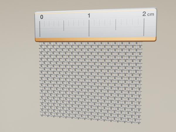 rete metallica V2A acciaio inossidabile L: 0.4mm D: 0.25mm M: 40 – Visualizzazione 3D