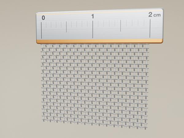 rete metallica V2A acciaio inossidabile L: 0.5mm D: 0.2mm M: 36 – Visualizzazione 3D