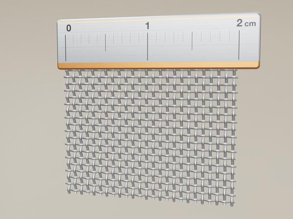 rete metallica V2A acciaio inossidabile L: 0.5mm D: 0.32mm M: 30 – Visualizzazione 3D