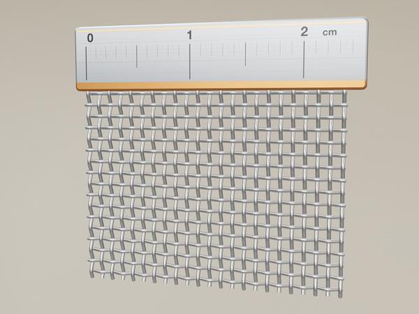 rete metallica V2A acciaio inossidabile L: 0.72mm D: 0.35mm M: 24 – Visualizzazione 3D
