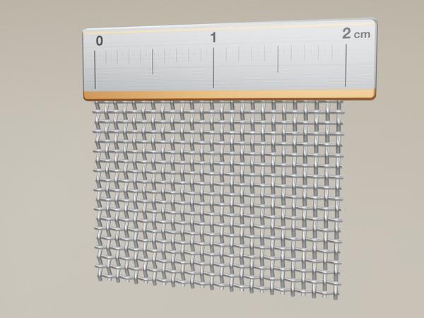 rete metallica V4A acciaio inossidabile L: 0.5mm D: 0.32mm M: 30 – Visualizzazione 3D